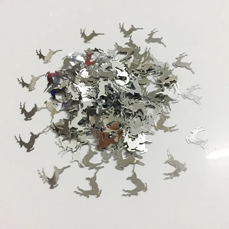 500 шт рождественские конфетти Снеговик Снежинка Замороженные Блестки День