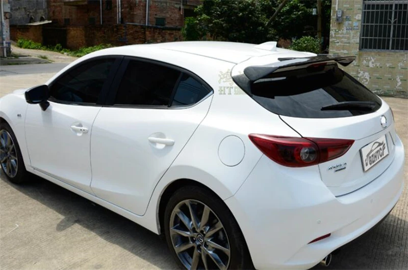 Спойлер из углеродного волокна для Mazda Axela хэтчбек 2014 15 16 17 18 2019
