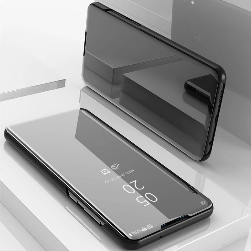 Роскошный зеркальный Прозрачный чехол для Huawei Honor 8X и Max View 20 V20 телефона с