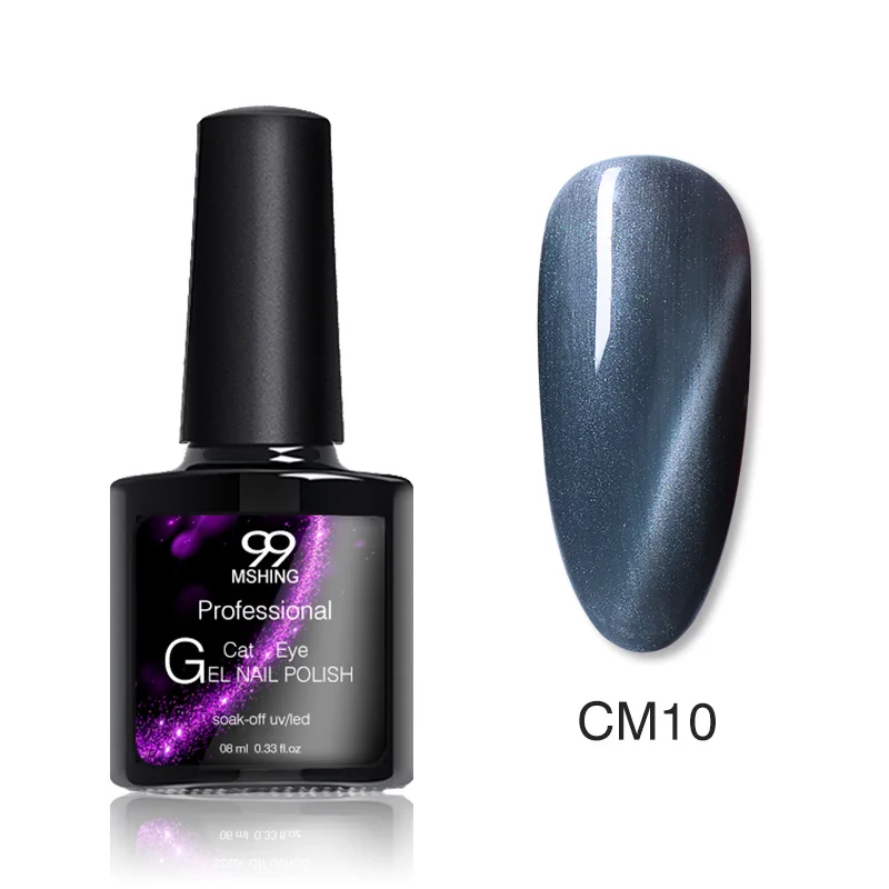 CM10 Mshing99 3D кошачий глаз Гель-лак для ногтей vernis Полупостоянный УФ-лак для маникюрный гель для ногтей праймер верхнее покрытие Гель-лак - Цвет: CM10