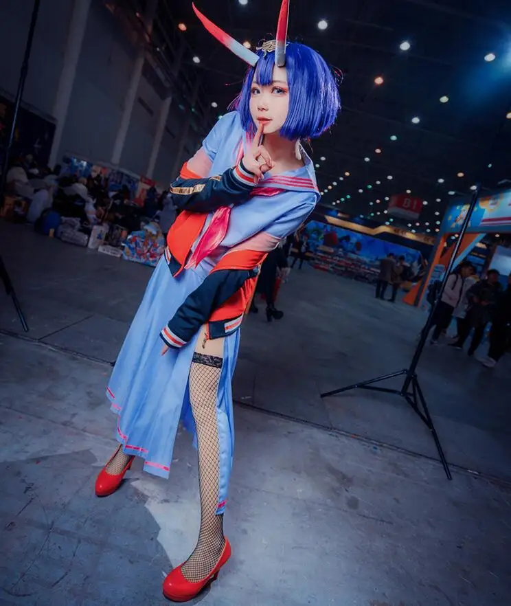 

Game Fate Grand Order Shuten-douji Anime Cosplay Costume Women Costume School Uniform Full Set Cosplay Costume