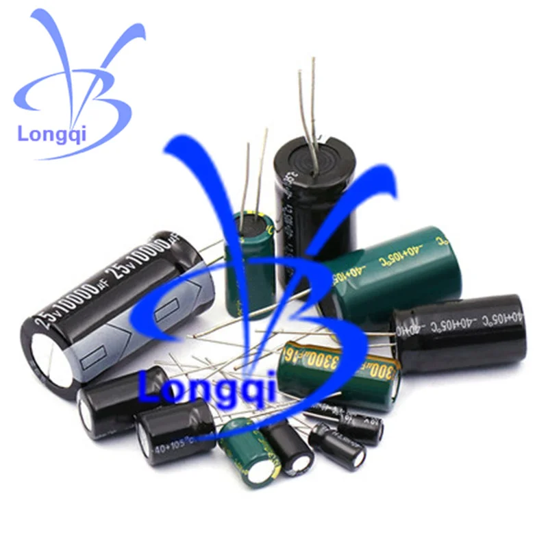 

100PCS6.8UF 50V 10UF25V 10UF 50V 10UF 63V 220UF 25V 22UF 50V 33UF 25V 33UF 50V 47UF 16V 47UF 25V 47UF35 Valuminium electrolysis