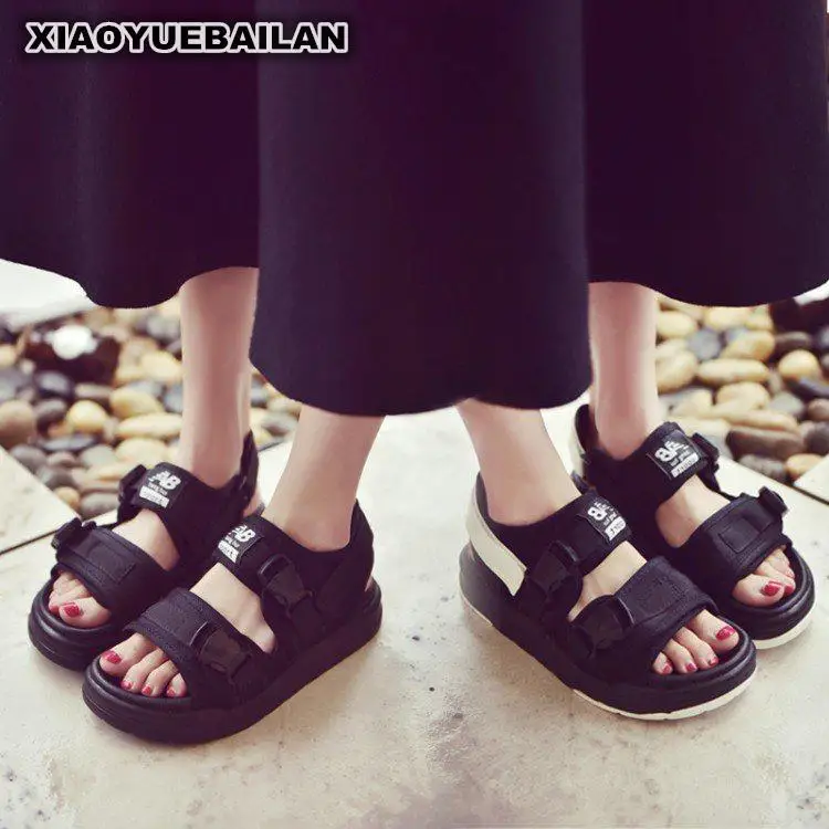 2018 летние новые корейские сандалии повседневная обувь парусиновая и пляжная на