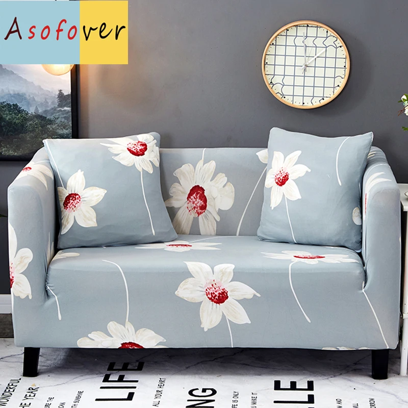 1 шт солнце ипомея белая диван крышку упругой Sofa Slipcover Cubre растягивающиеся