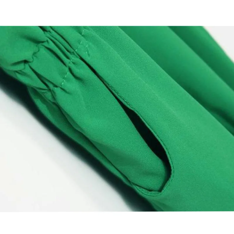 Женский шифоновый комбинезон с плиссировкой повседневный длинный без рукавов