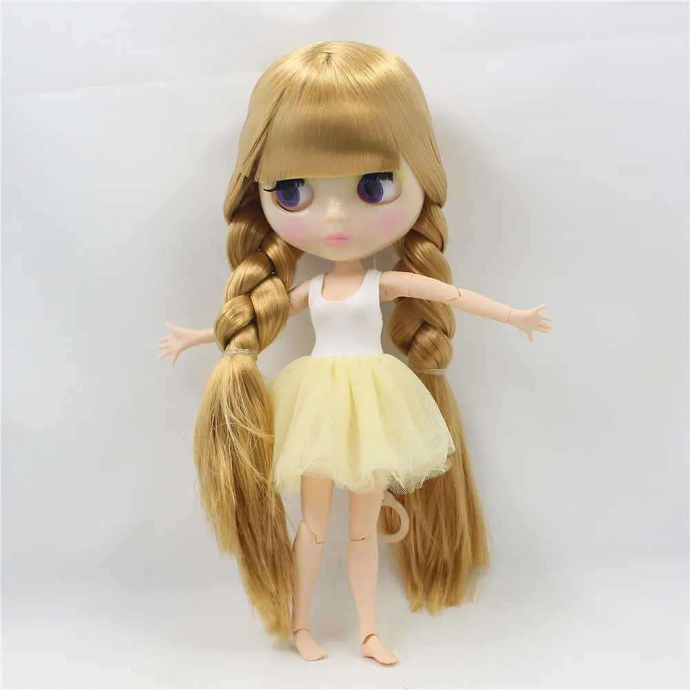 Ледяная фабрика Blyth кукла шарнир тело bjd игрушка светлые волосы прозрачное лицо подарок 1/6 30 см голая кукла