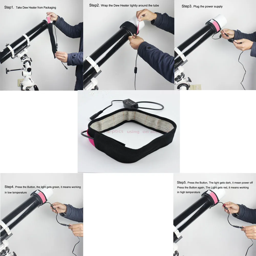 60 мм первоклассный энергосберегающий фотоскоп для удаления росы трубки 50 80