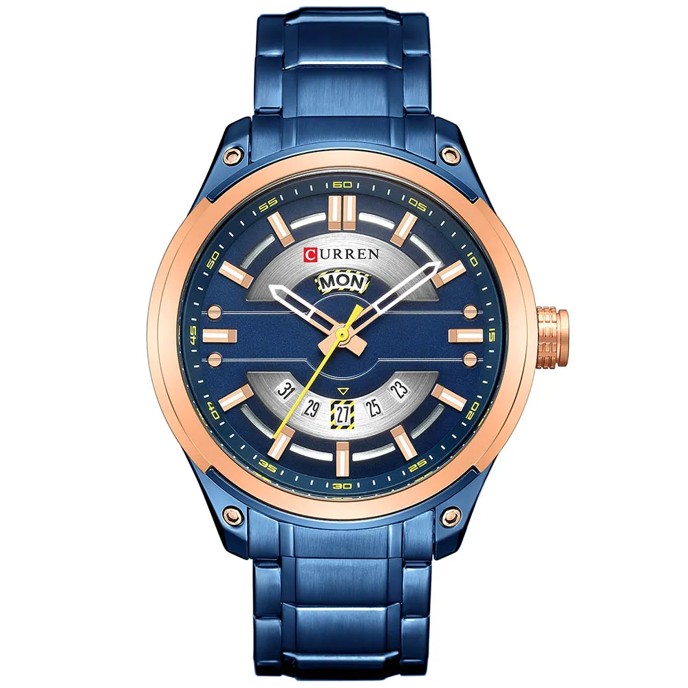 Часы наручные CURREN мужские кварцевые брендовые роскошные спортивные