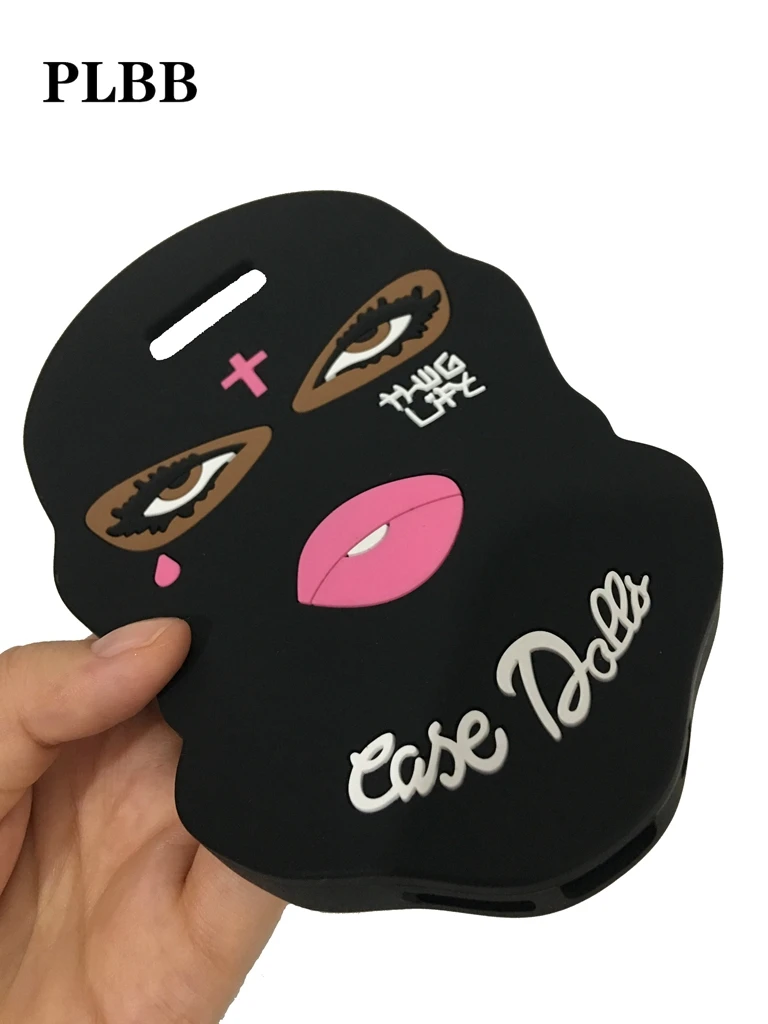 3D Big Eyes Mask Teared Girl Jesus Christian Cross Silicone Phone Case for Samsung Galaxy Note 8 S6 Edge Plus S7 S8 S9 |