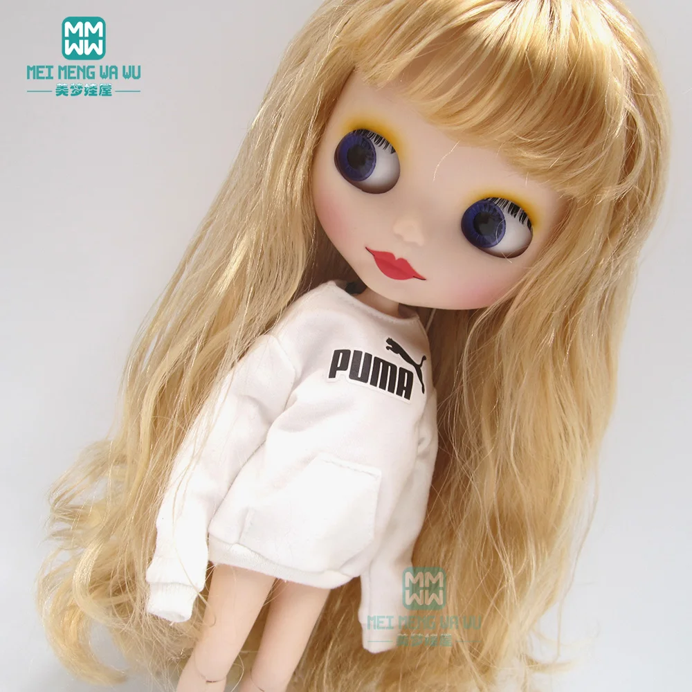 1 шт. Blyth Кукла одежда Повседневный Белый свитер, рваные брюки для Blyth Azone 1/6 кукла аксессуары