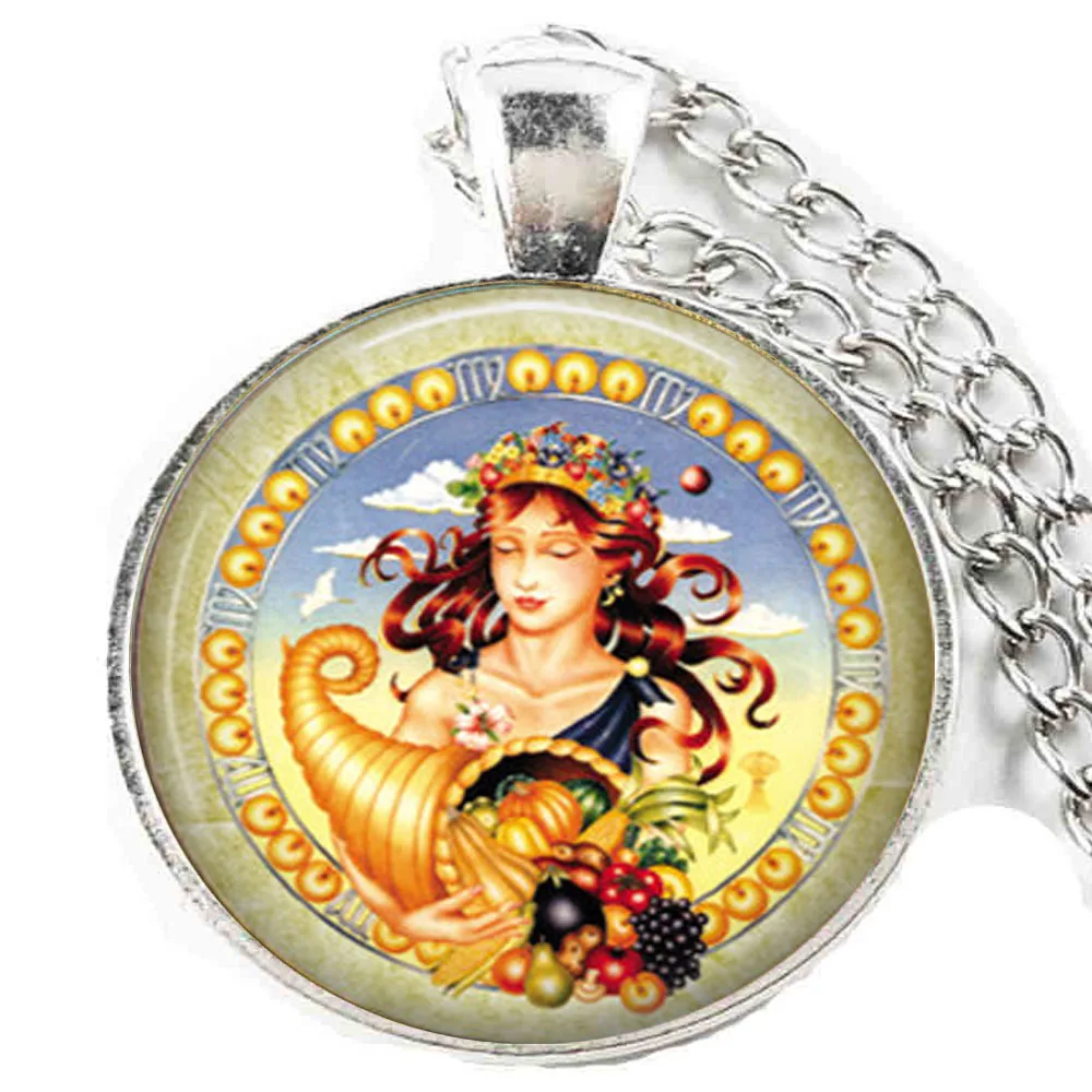 Ожерелье с подвеской в виде Девы и знаков зодиака кулон астрологического