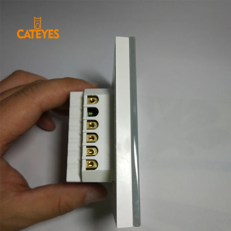 Cateyes AC 220 В стандарт ЕС и Великобритании wifi 3 банды настенный водонепроницаемый