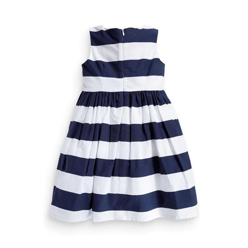 Cute Striped Evening Dress Baby Girls Summer Elegant Dresses For Girl Kids Beach Sundress Vest Lovely | Детская одежда и обувь