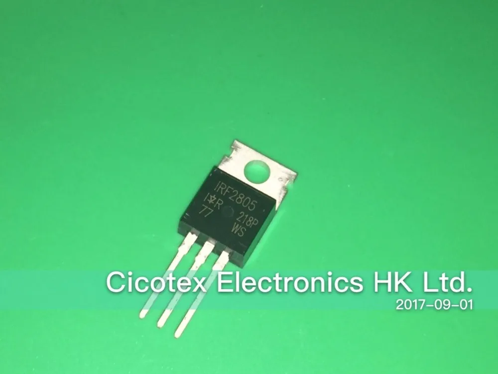 5 шт./лот IRF2805PBF TO-220 MOSFET N-CH 55V 75A TO-220AB IRF2805