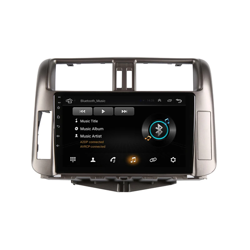 9 &quot2.5D IPS android 8 1 Автомобильный мультимедийный плеер dvd для Toyota Prado 150 2010 2011 2012 аудио