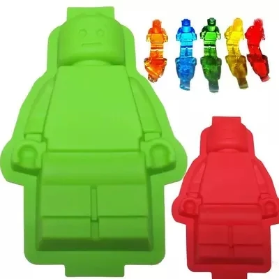 

1PCS DIY Fondant Cake Tools 100% Foodgrade Silicone Mold Super Big Robot Cake Mold Ice Mold Baking Pan