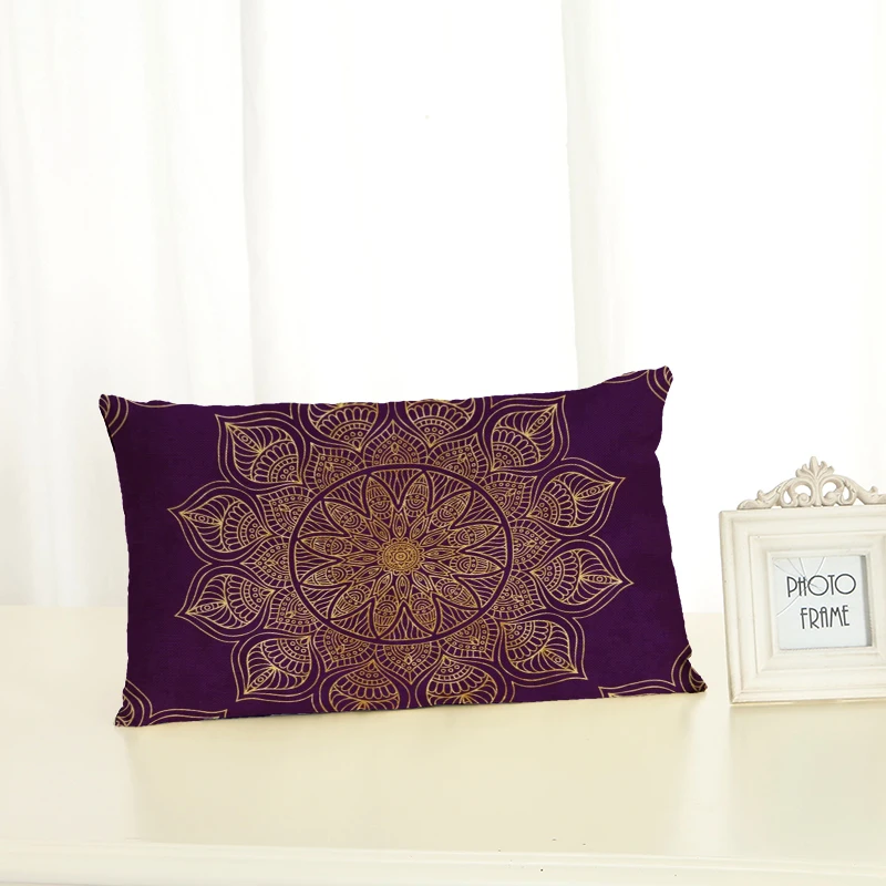 Personalized Geometric Cushion Covers Fashion Creativity Home decoration 30x50 Decorative Beige Linen Pillow Case | Дом и сад