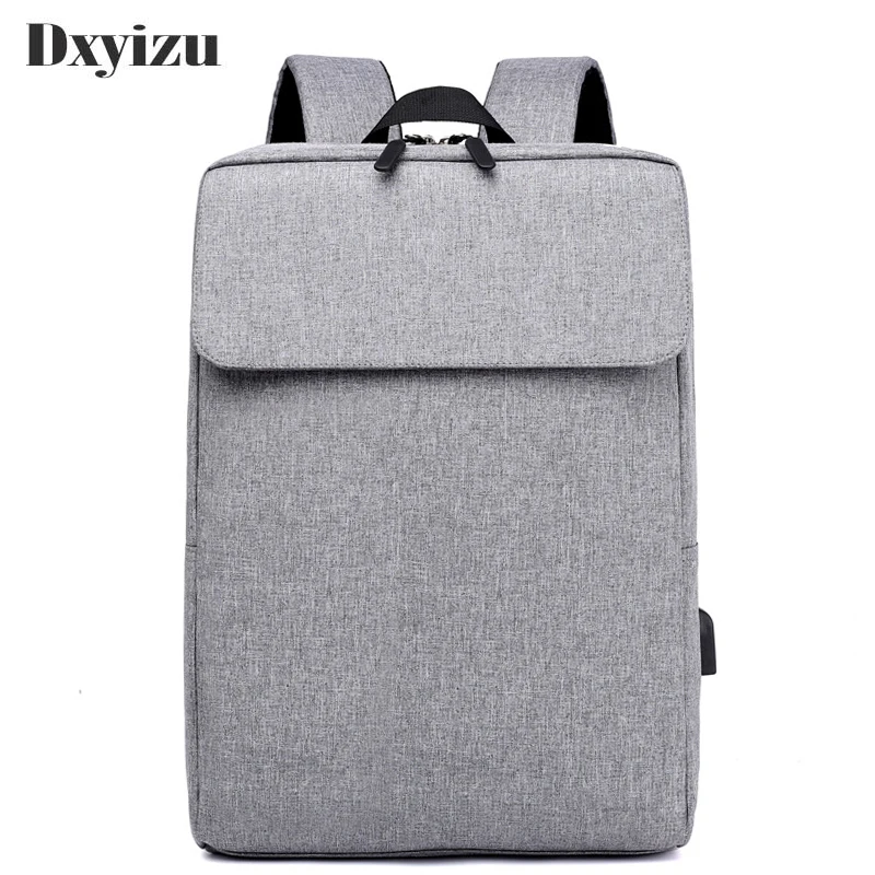 

Fashion Business Men's Laptop Canvas Backpack For School Notebook Bags 2022 Waterproof Travel Rucksack