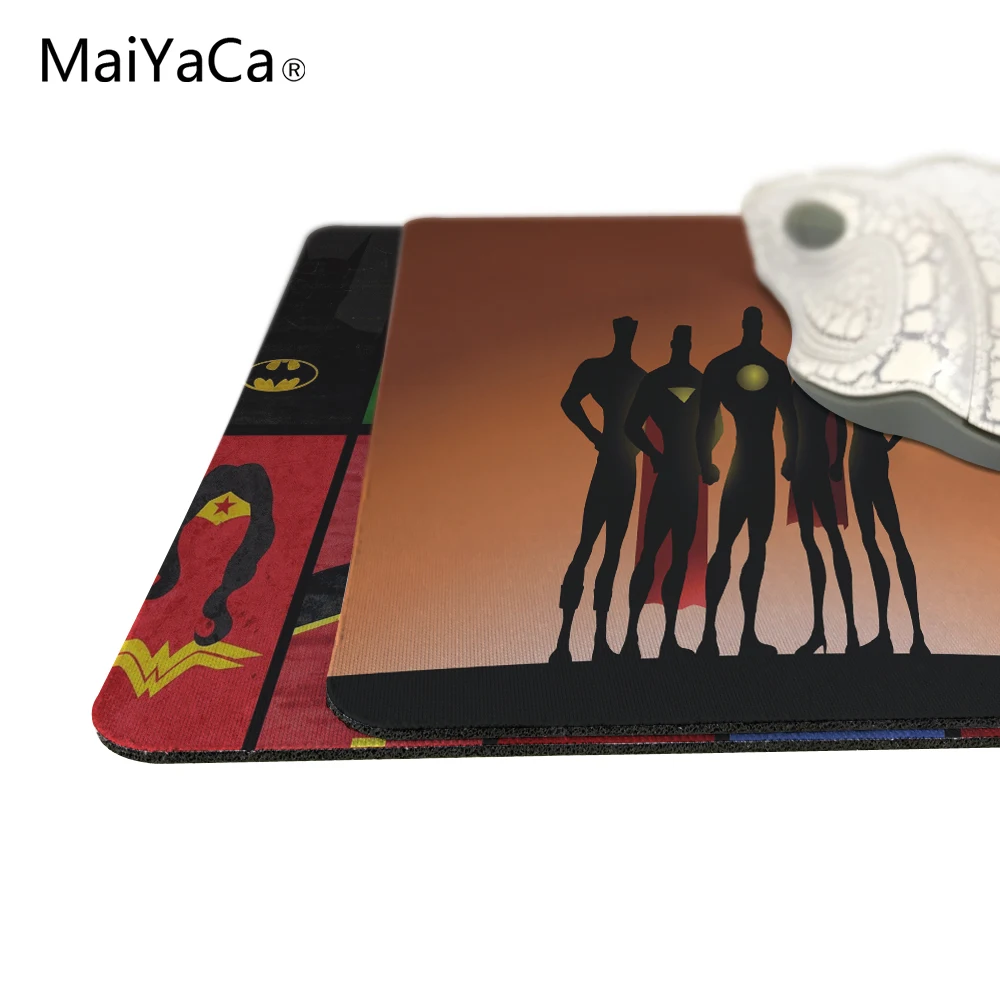 MaiYaCa супергероев Размер коврика для компьютерной мыши 18*22 см, 25*29 см Мышь коврики