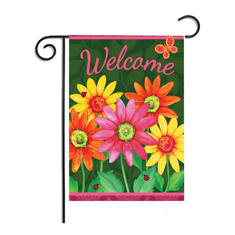 Садовый флаг на открытом воздухе и внутри помещения мешковина для флагов