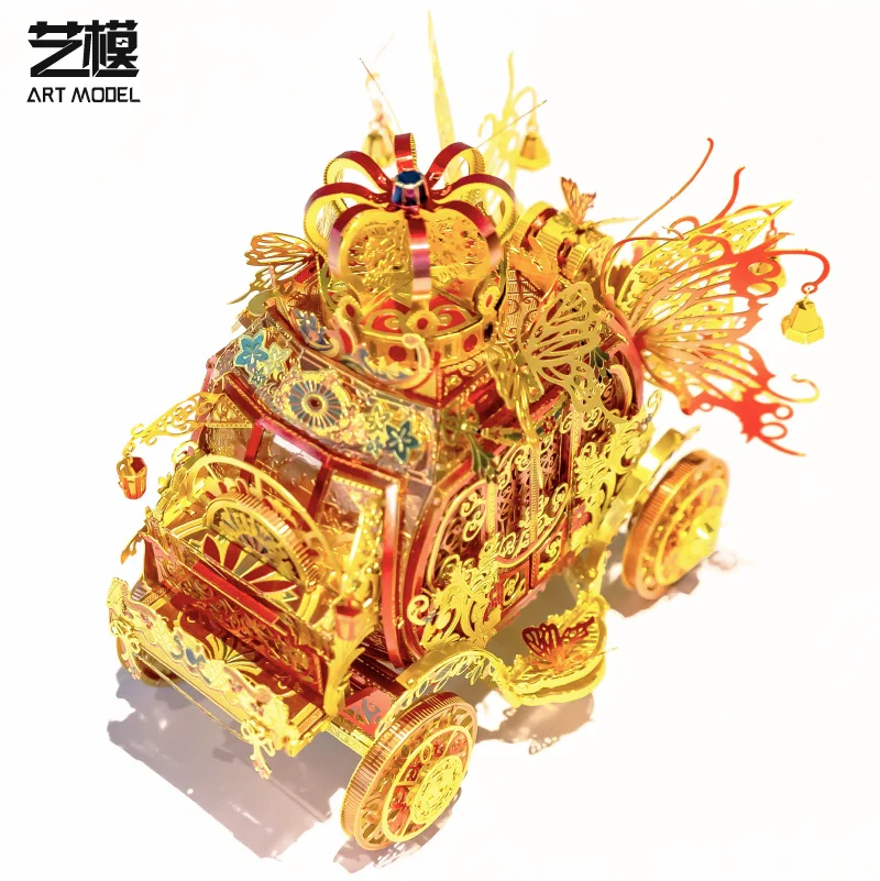 Металлическая 3D модель Пазла сделай сам сборная нано Лазерная вырезка игрушка