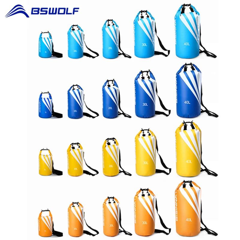 Водонепроницаемая сумка BSWolf водонепроницаемая для плавания на открытом воздухе