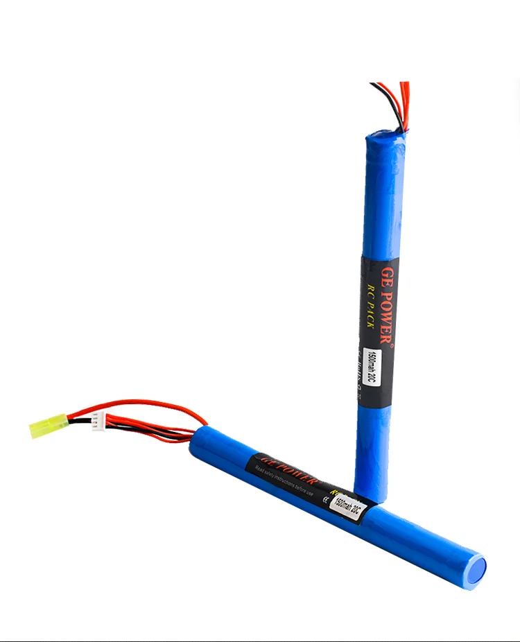 1 шт. 11 В 1500 мАч 20C 3s GE Power RC Lipo Аккумулятор AKKU Mini Airsoft Gun модель 40C|Перезаряжаемые