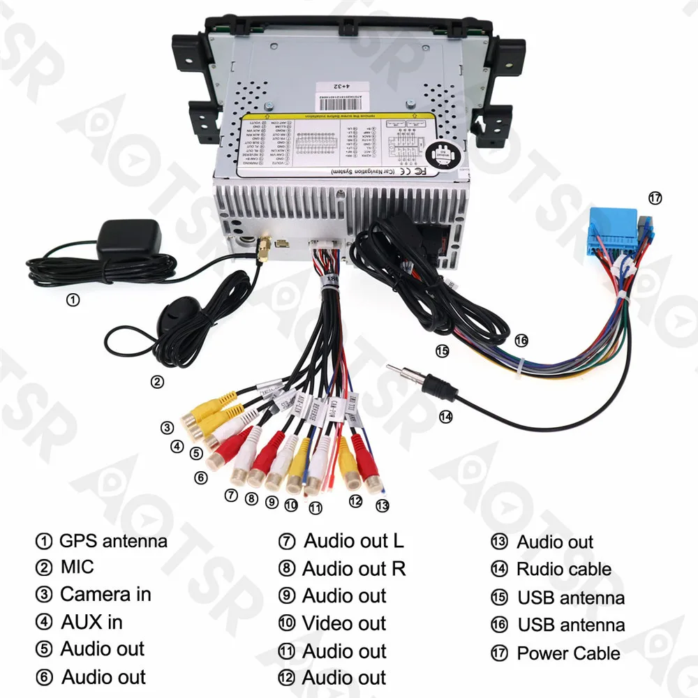Aotsr Android 8 1 автомобильный gps-навигация dvd-плеер для SUZUKI GRAND VITARA 2006-2010 мультимедиа