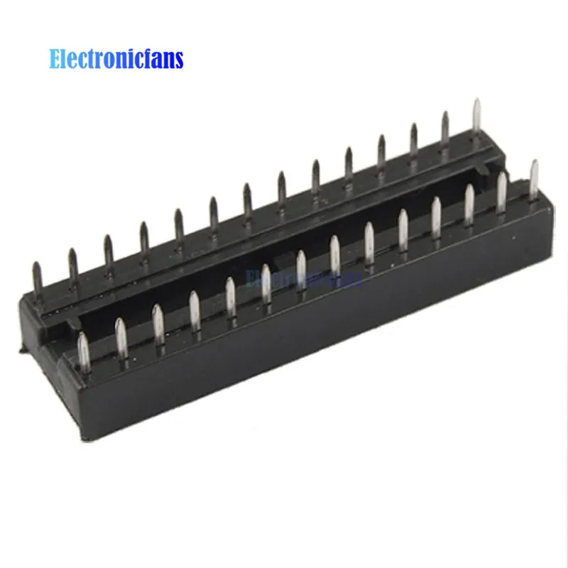 10PCS 28 Pin DIP SIP Round IC Sockets Adaptor Solder Type Narrow New | Электронные компоненты и принадлежности