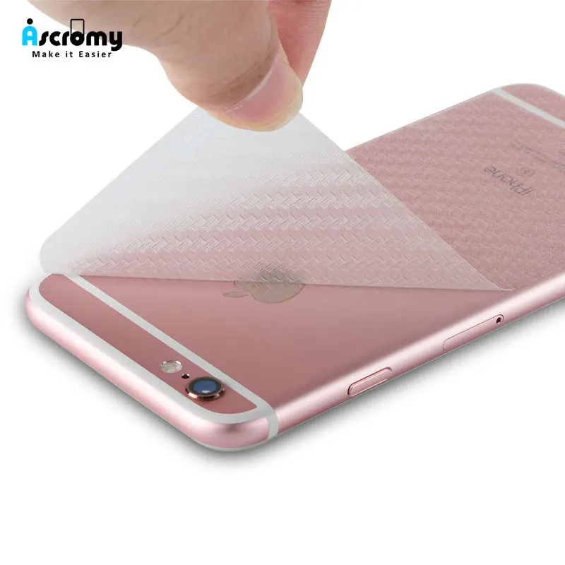 Наклейки Ascromy для iPhone XS Max 10 шт. наклейки из углеродного волокна задней панели Apple X