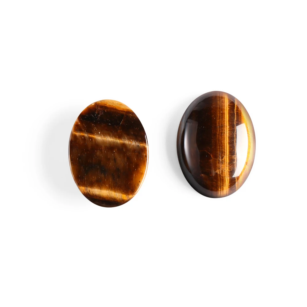 1 шт. желтый тигровый глаз бусина кабошон натуральный камень без отверстия