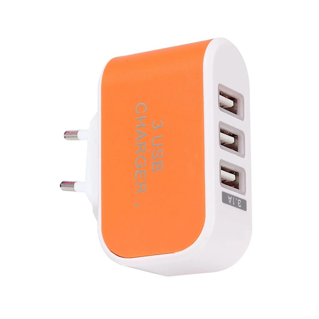 Универсальный USB 3 Порты и разъёмы стены штепсельная вилка европейского стандарта/штепсельная вилка американского стандарта Главная зарядное устройство переменного тока для путешествий адаптер для samsung для Xiaomi для huawei