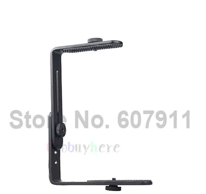 Металлический L-образный кронштейн для вспышки фонарик держатель камеры быстрое