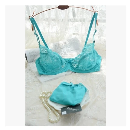 Новый бренд пикантное прозрачное белье Комплект бюстгальтеров soutien Пуш Ап 3/4 C