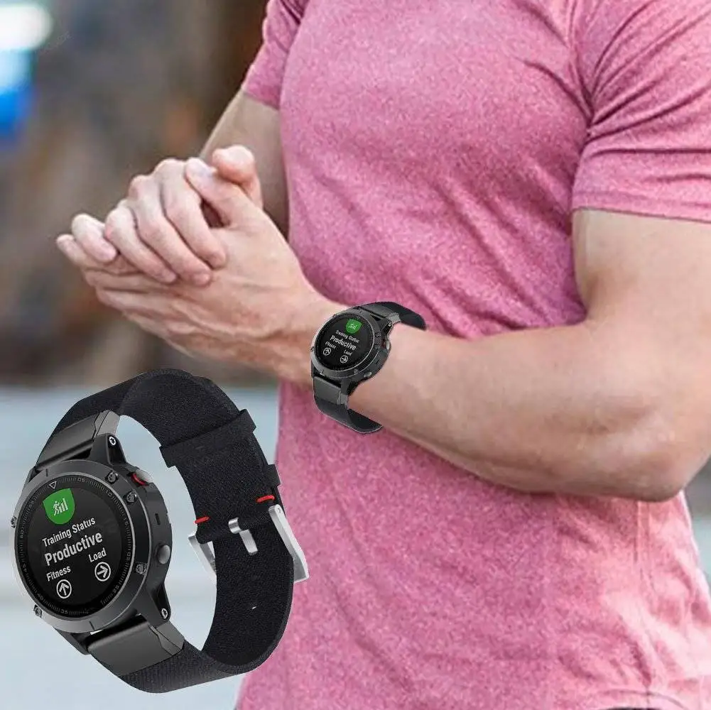 YOOSIDE ДЛЯ Fenix 5X/5X Plus Quick Fit Sweatproof 26 мм нейлоновый сменный ремешок для Garmin Fenix 3/D2 Charlie/Descent Mk1