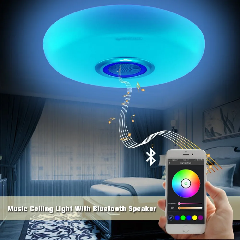 LED большой потолочный светильник светильники RGB затемнения современный Акрил