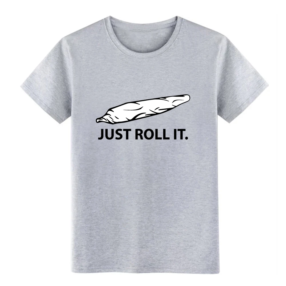 Футболка с принтом Just Roll It Joint европейский размер S 3xl одежда для фитнеса удобная