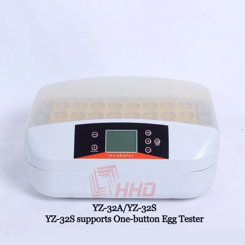 HHD Newest Best Farm Hatchery Machine 32 Egg Hatchers Cheap Price Chicken Automatic Egg Incubator China for Sale Quail Brooder
