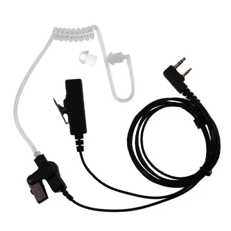 2 Pin Тайное Акустическая трубка Динамик для Baofeng Kenwood UV 5R иди и болтай Walkie Talkie