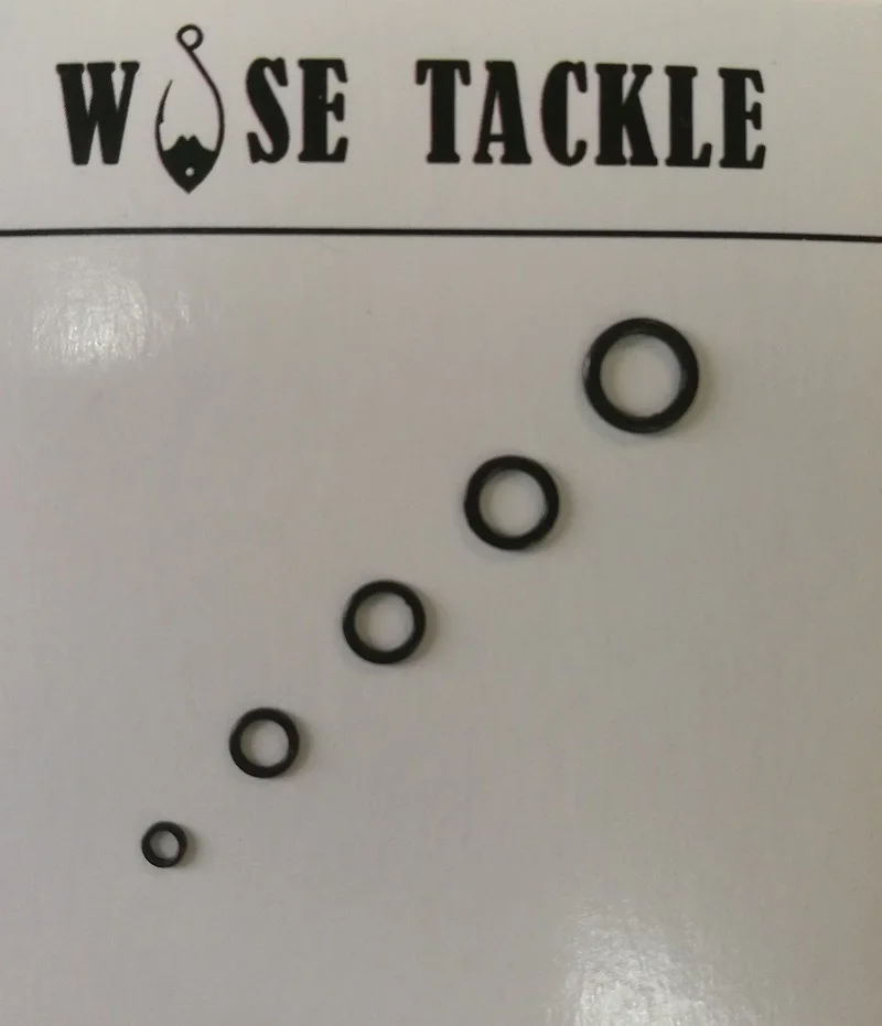 20 шт Wise Tackle круглая установка кольца быстрая смена уплотнительные Рыбалка Крючки