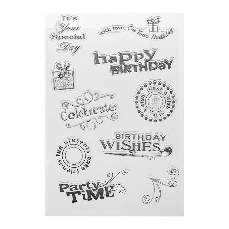 Музыкальная нотка силиконовая прозрачная печать Скрапбукинг рельефная