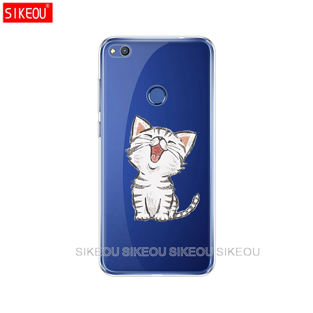 Силиконовый чехол для huawei honor 8 honor 8 lite, чехол, мягкая задняя крышка из ТПУ 360, полностью Защитные чехлы для телефонов с принтом, прозрачный чехол - Цвет: 61247