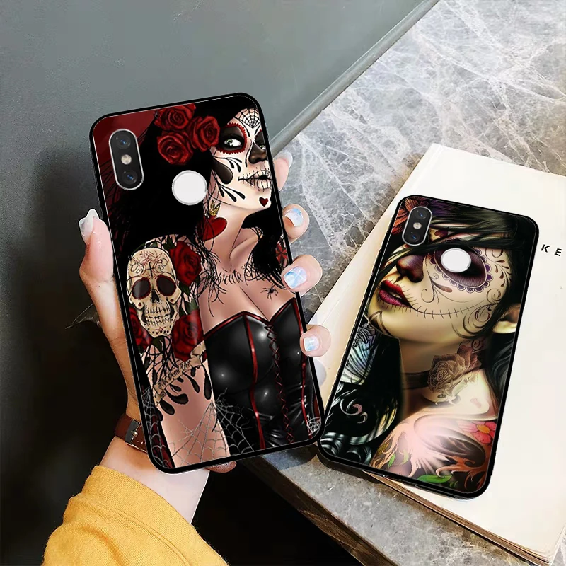 Силиконовый чехол Lavaza с мексиканским черепом для Xiaomi Redmi 4A 4X 5 5A 6 6A 7 7A 8 8A K20 Pro Plus S2