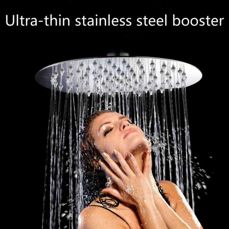 Душевая головка квадратная Chuveiro из нержавеющей стали ультратонкие насадки для