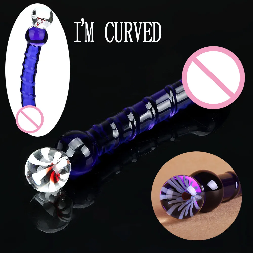 Crystal Glass Anal Plug Dildo Stimulator G-Spot Clitoral Penis Massager for Women and men Adult Male Female Masturbation |