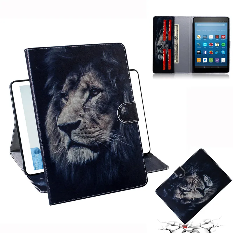Чехол с откидной крышкой для чтения электронных книг Kindle Fire/Kindle Fire HD 10 2017 Планшеты
