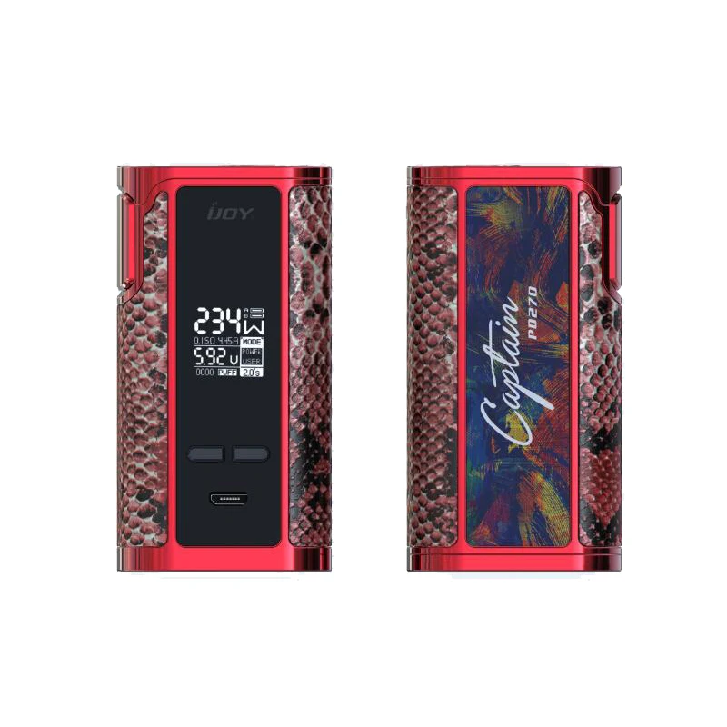 Новый цветной оригинальный IJOY набор электронных сигарет капитан PD270 234W коробка