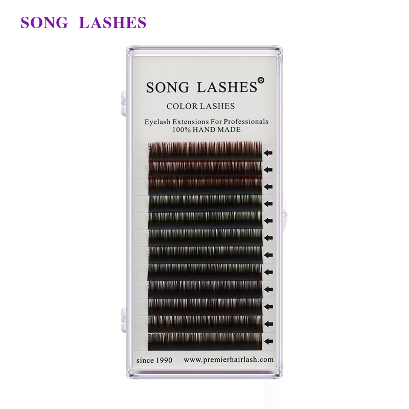 

SONG LASHES High Quality Eyelash Extensions Color Gradient Gradually Lash