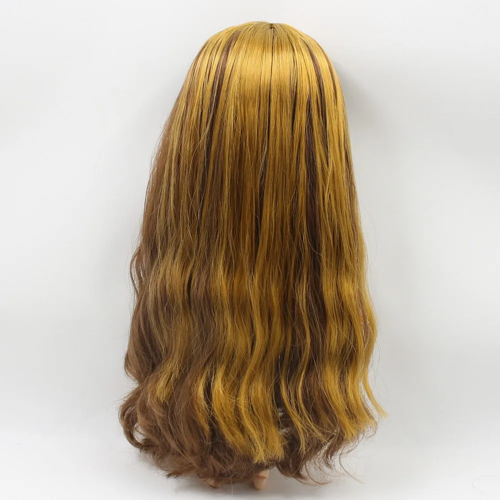 Ледяная кукла DBS Blyth licca body BL9158/0635 коричневый микс золотые волосы натуральный