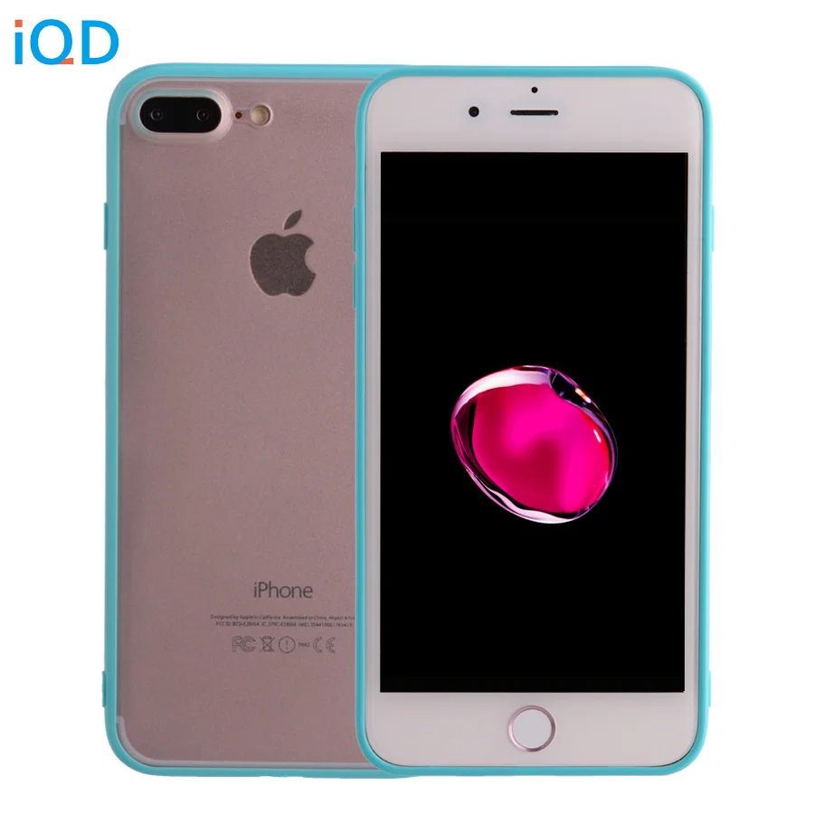 IQD чехол-бампер для Apple iPhone 8 7 plus, защитный чехол, устойчивый к царапинам, ТПУ карамельного цвета, изысканный чехол для телефона s 6 6s Plus